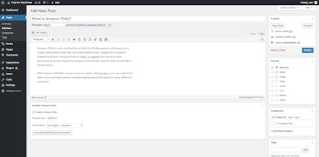 AWS for WordPress gallery image