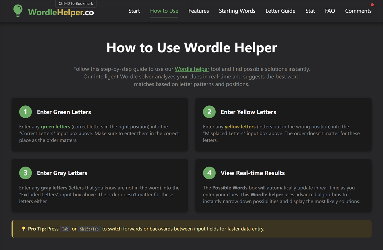 Wordle Helper - Screenshot 3 preview