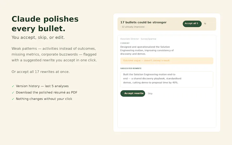 Relaunch your next role, found for you screenshot 5