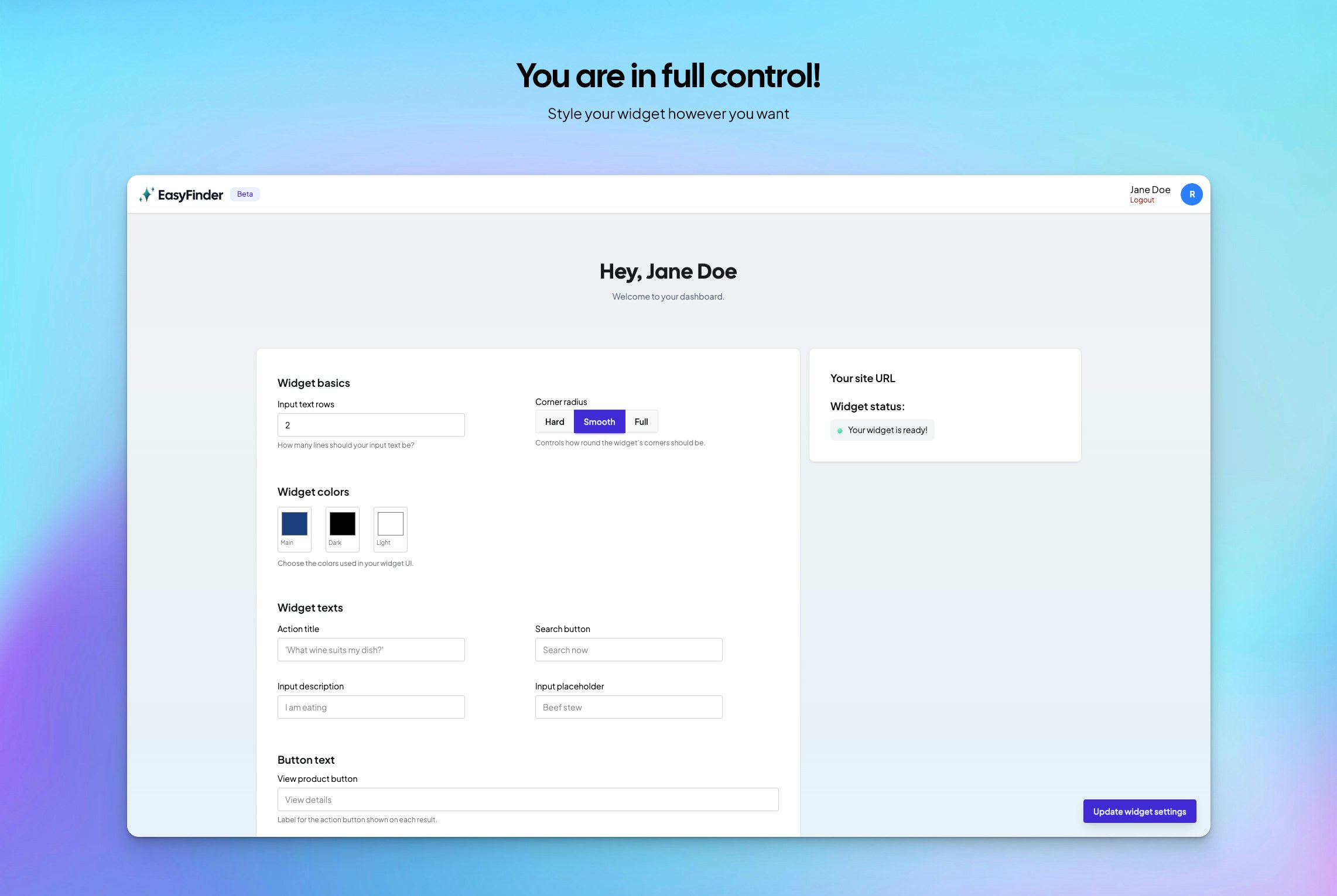 Easyfinder - Geweldige semantische zoekwidget voor webshops media 3