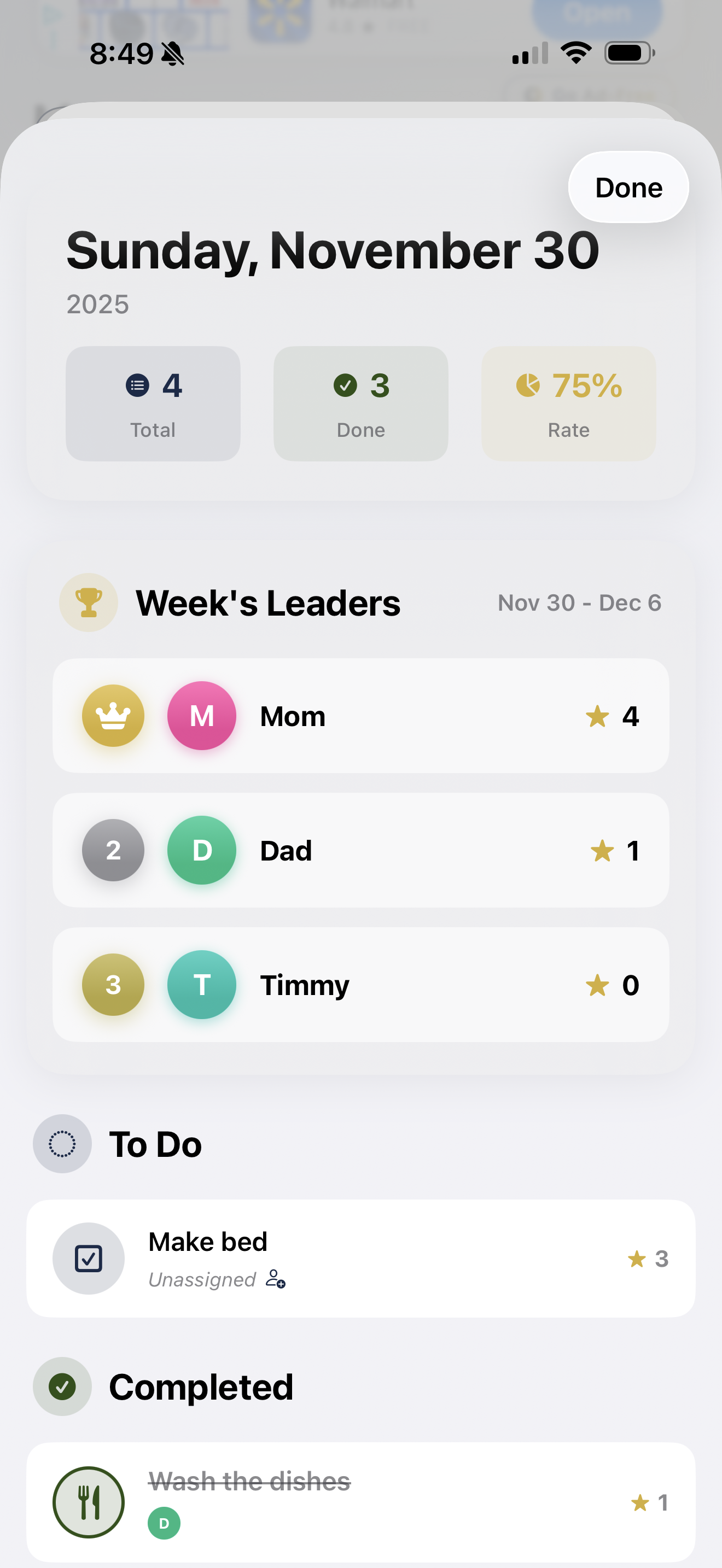 Chore Conductor - Main product screenshot demonstrating key features and user interface