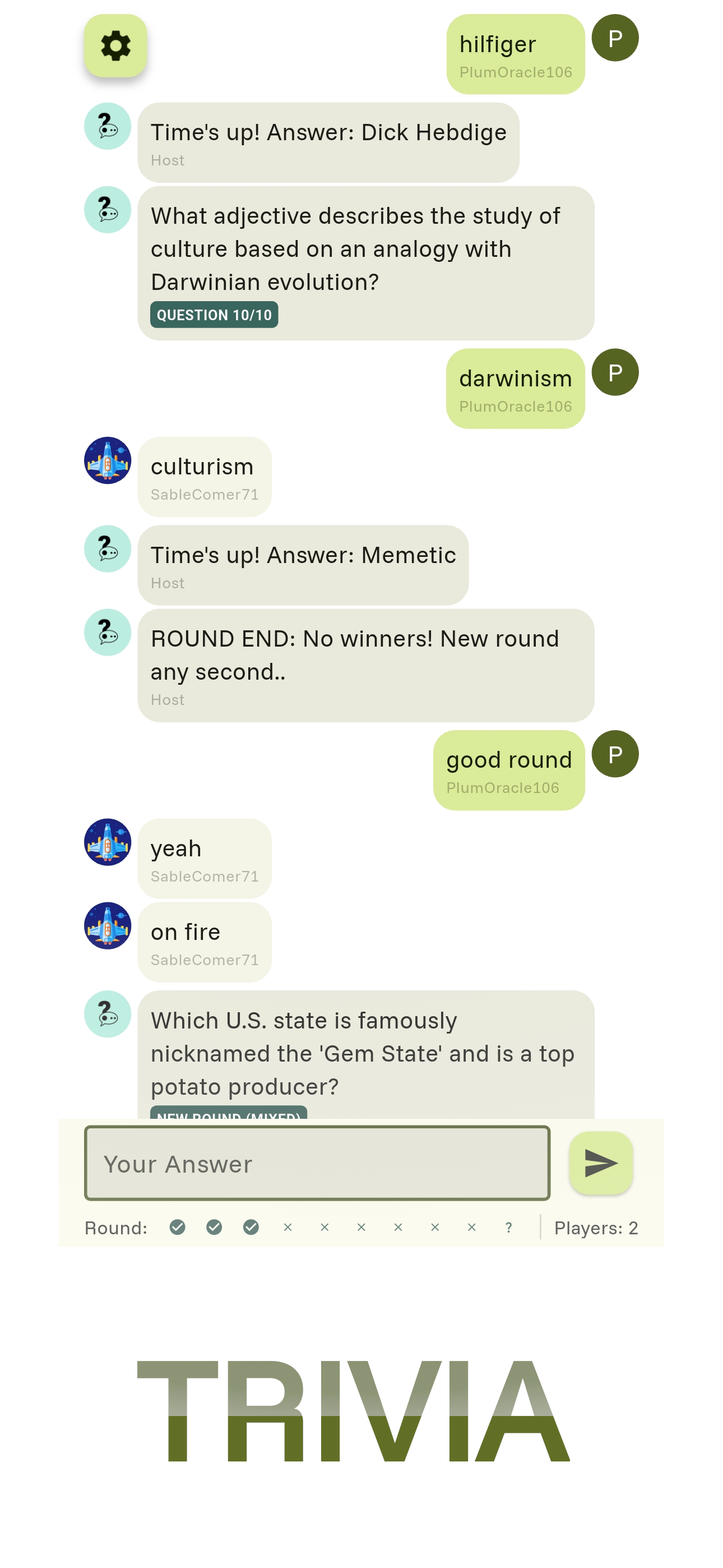 Joueur de trivia media 3