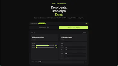 Bulk Audio + Clip Combiner gallery image