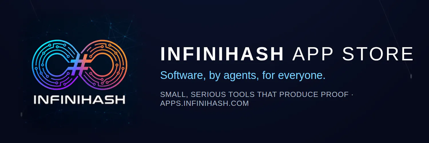 InfiniHash App Store gallery image