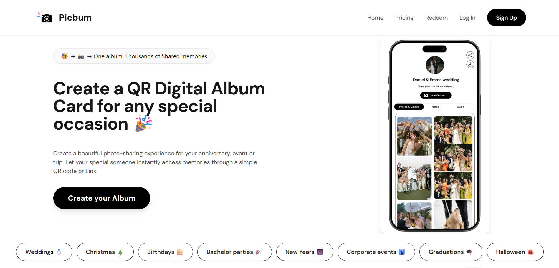 Picbum - Main product screenshot demonstrating key features and user interface