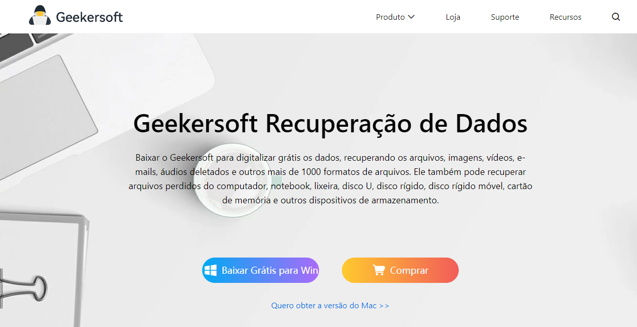 Récupération des données Geekersoft