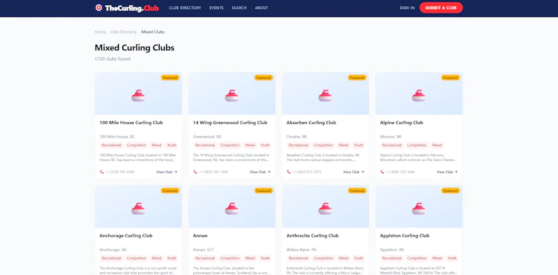 TheCurling.Club screenshot 4