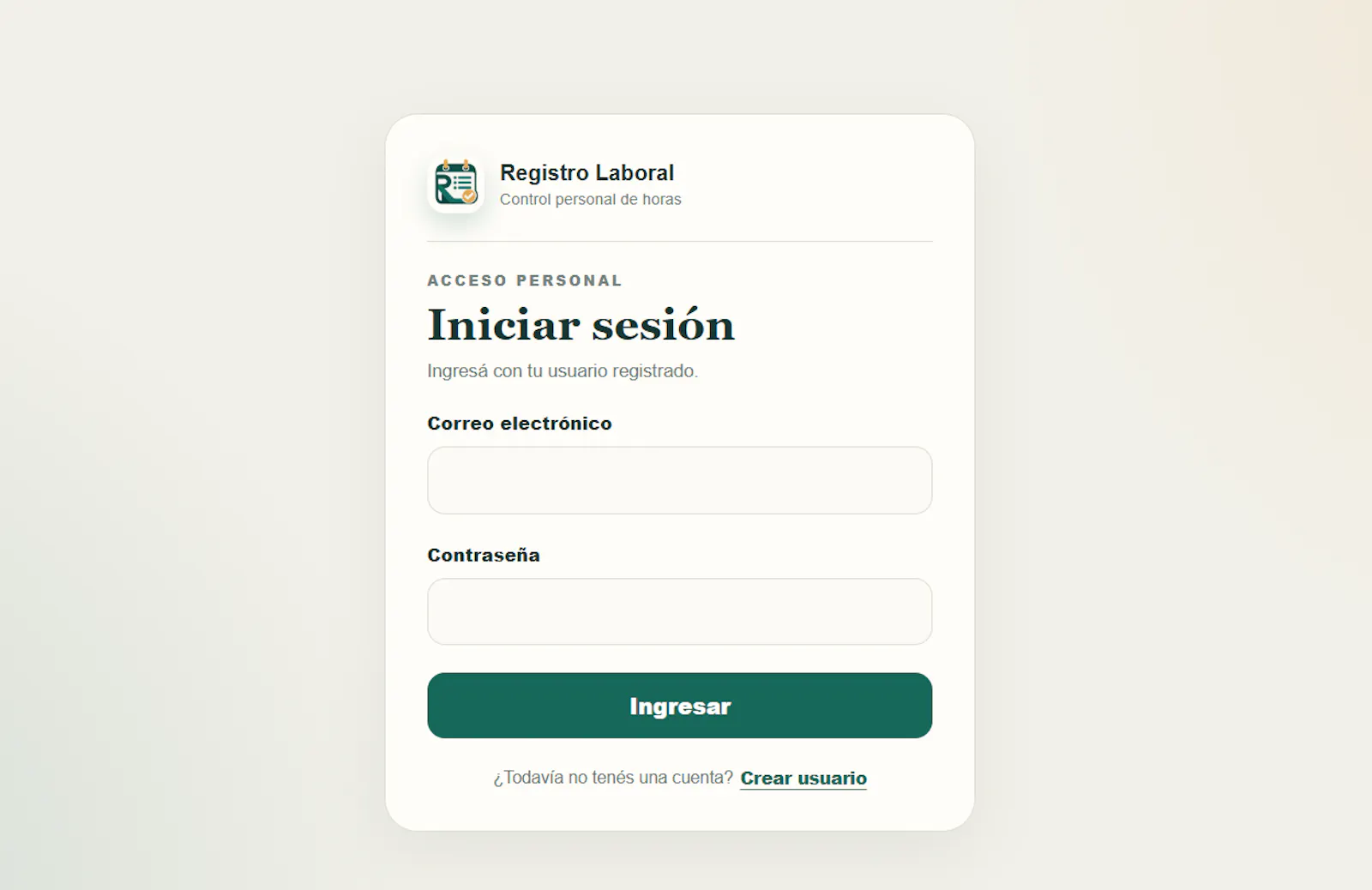 Registro Laboral screenshot 5