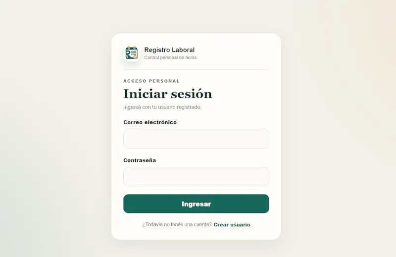 Registro Laboral screenshot 5