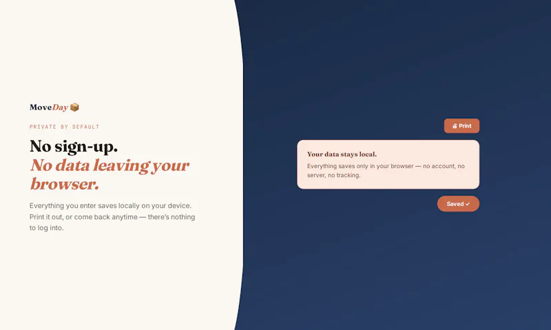 MoveDay — Moving Day Planner screenshot 4