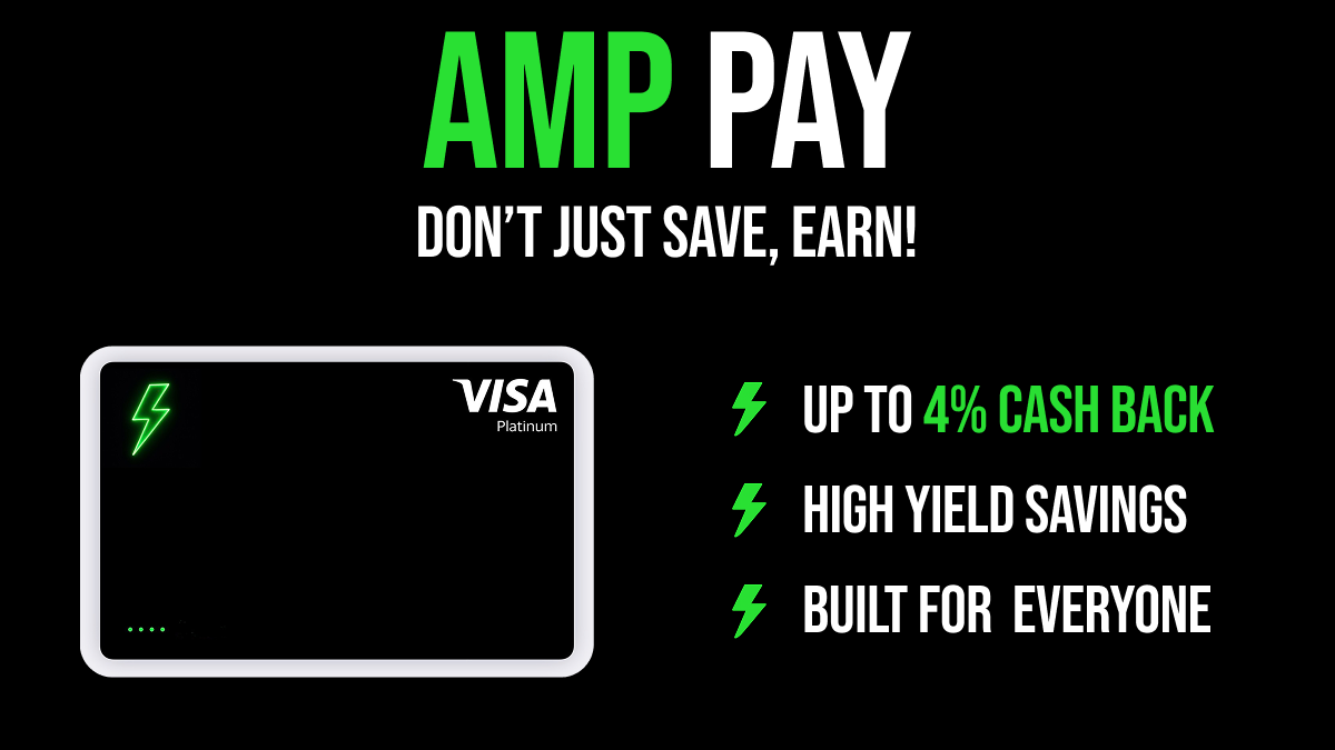 Amp Pay  - Main screenshot showing features and interface