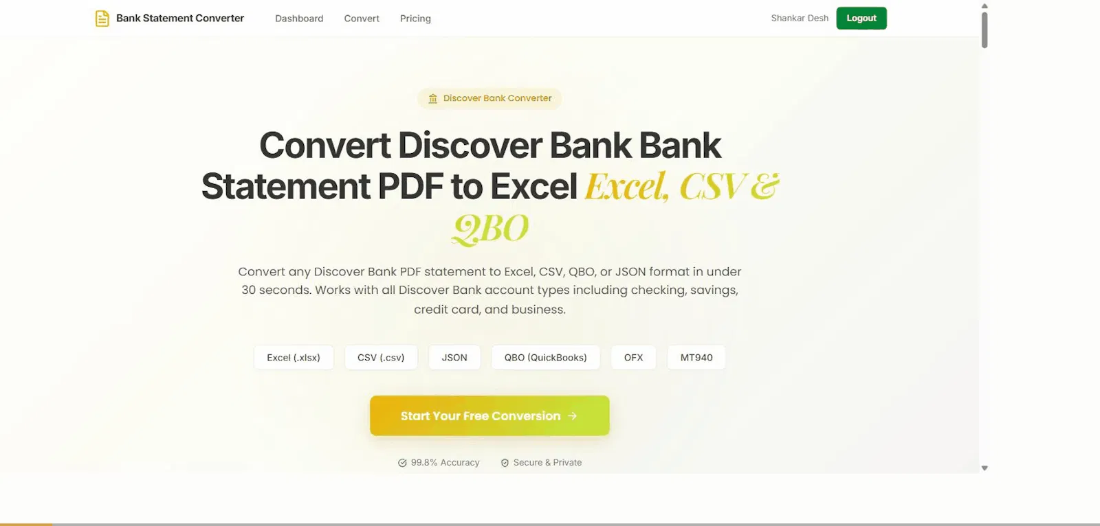 Bank Statement Converter 2.0 screenshot 6