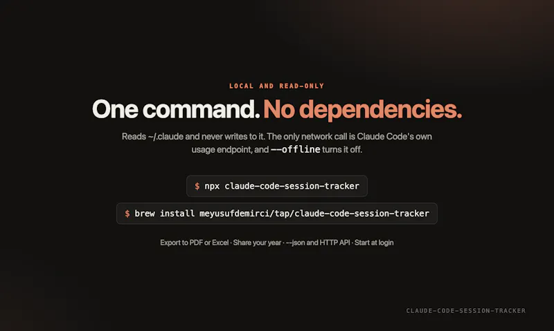 Claude Code Session Tracker screenshot 7