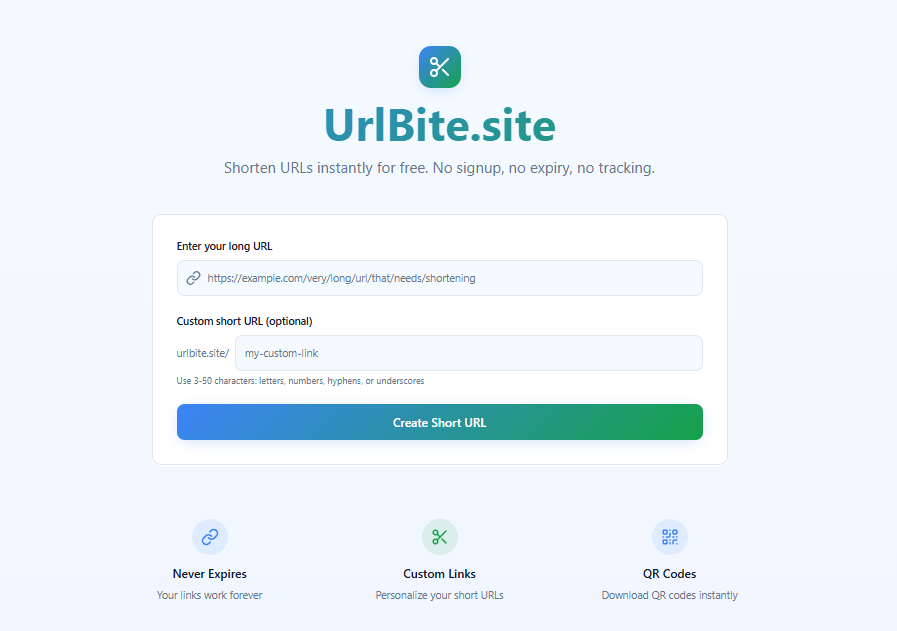 UrlBite.site → Free URL Shortener  gallery image