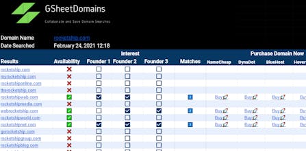 GSheetDomains gallery image