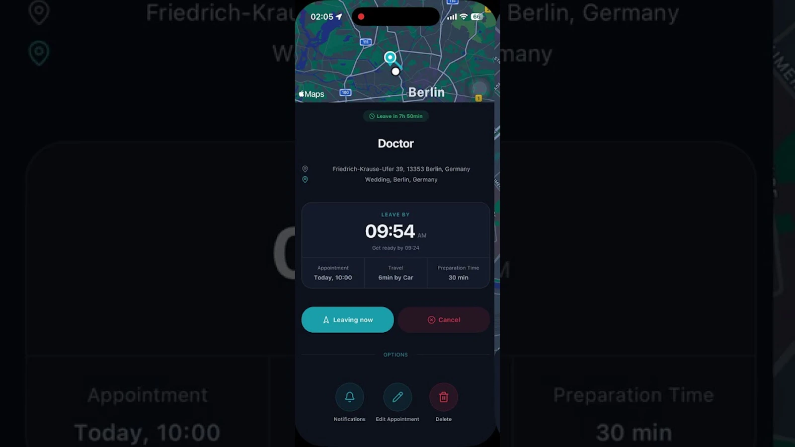Time2Go screenshot 1 (video preview)