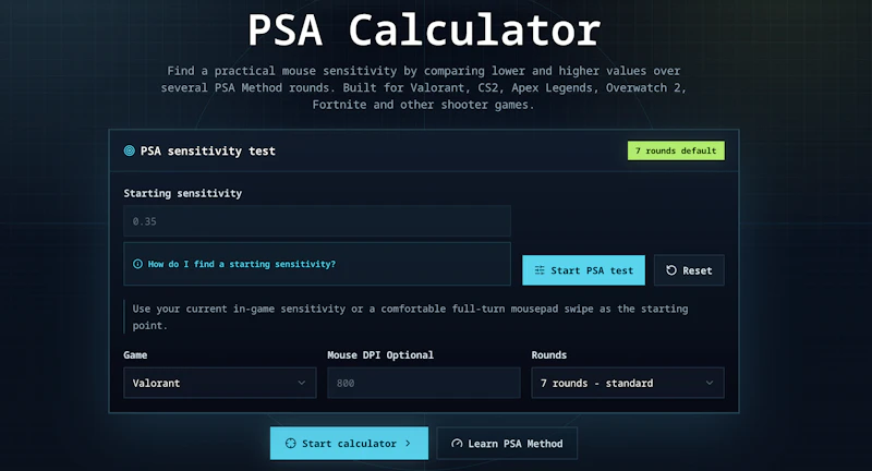 PSA Calculator screenshot 2