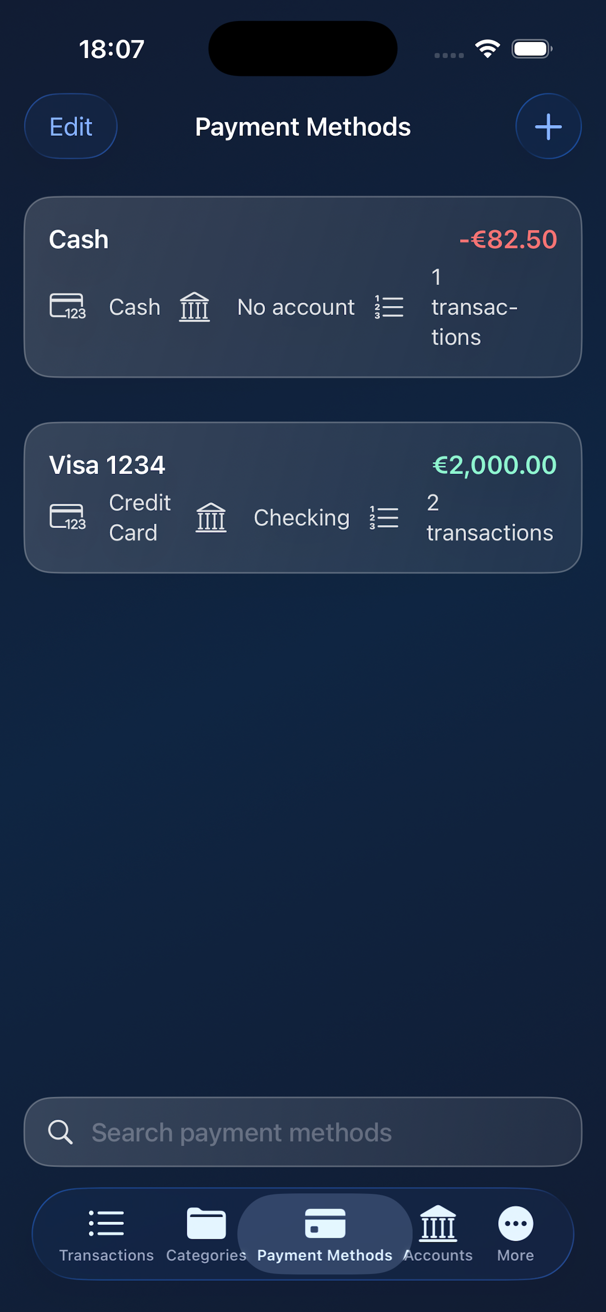 Kontrolla - Personal Finance Control - Screenshot 3 showing product features and functionality