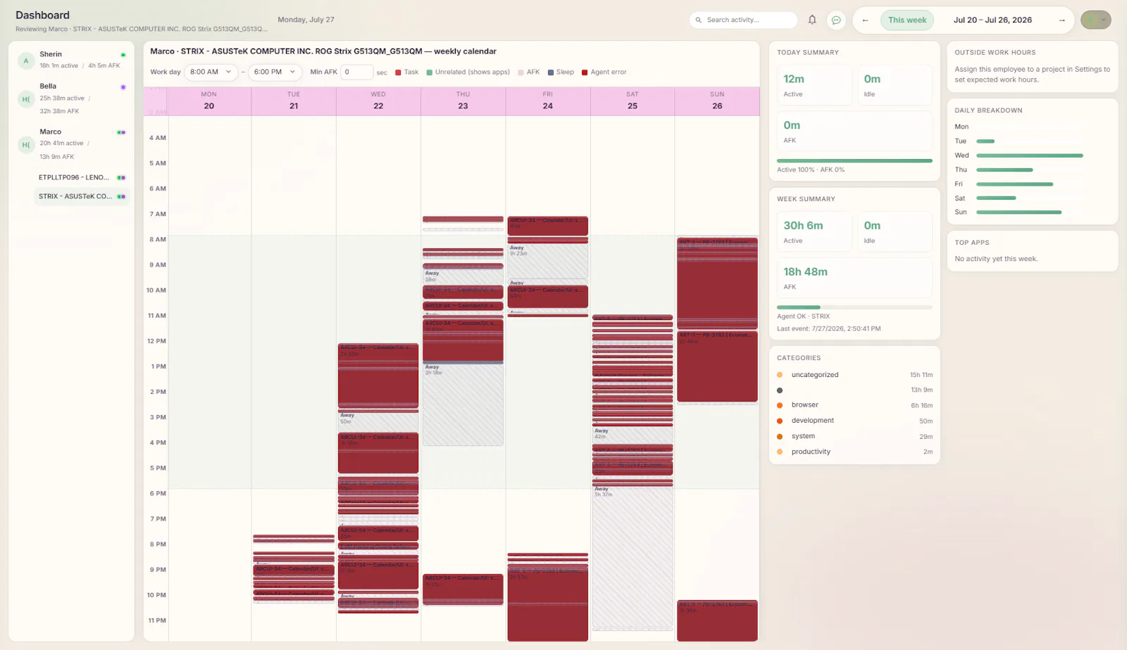 Activity Racoon screenshot 4