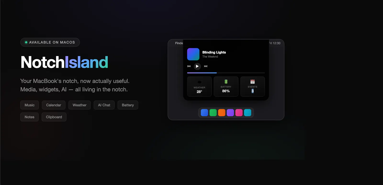 NotchIsland screenshot 1