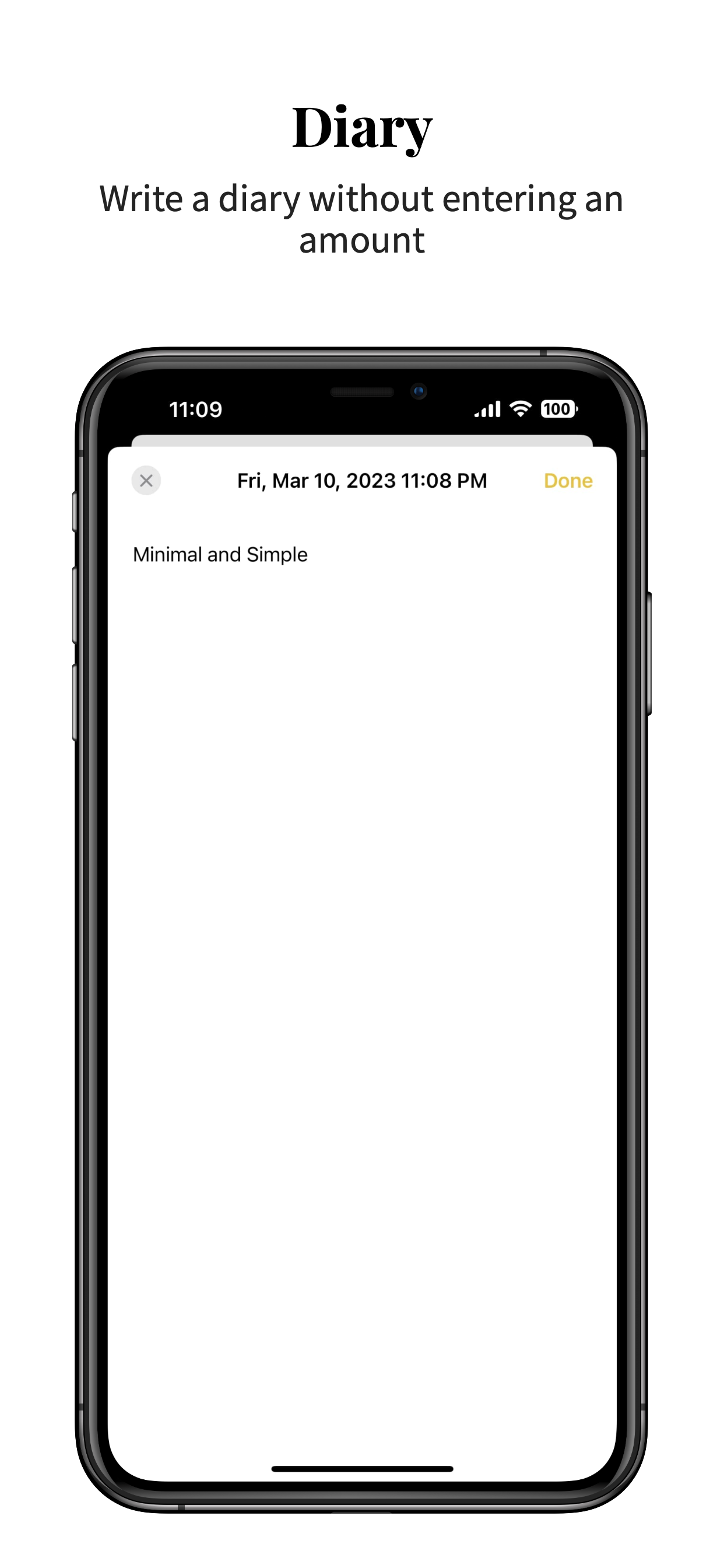 Mídia 4 de PiggyMoney - Rastreador de gastos simples e diário