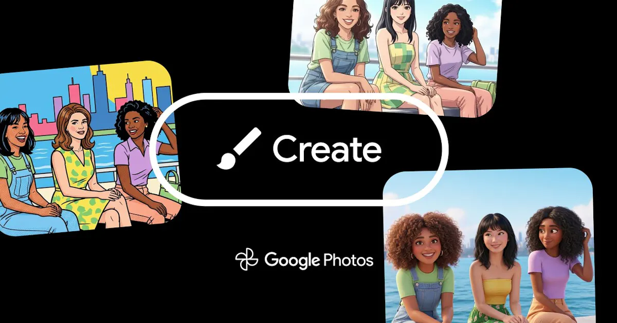 Create tab in Google Photos