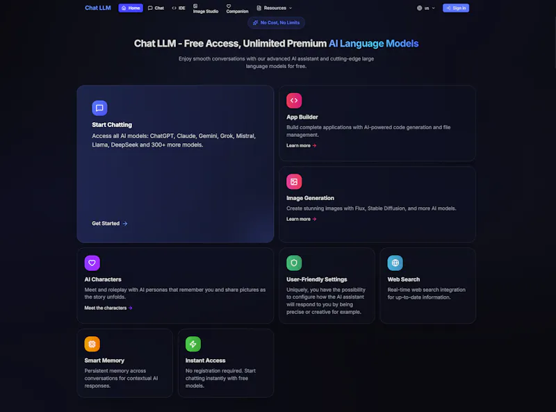 Chat LLM screenshot 1