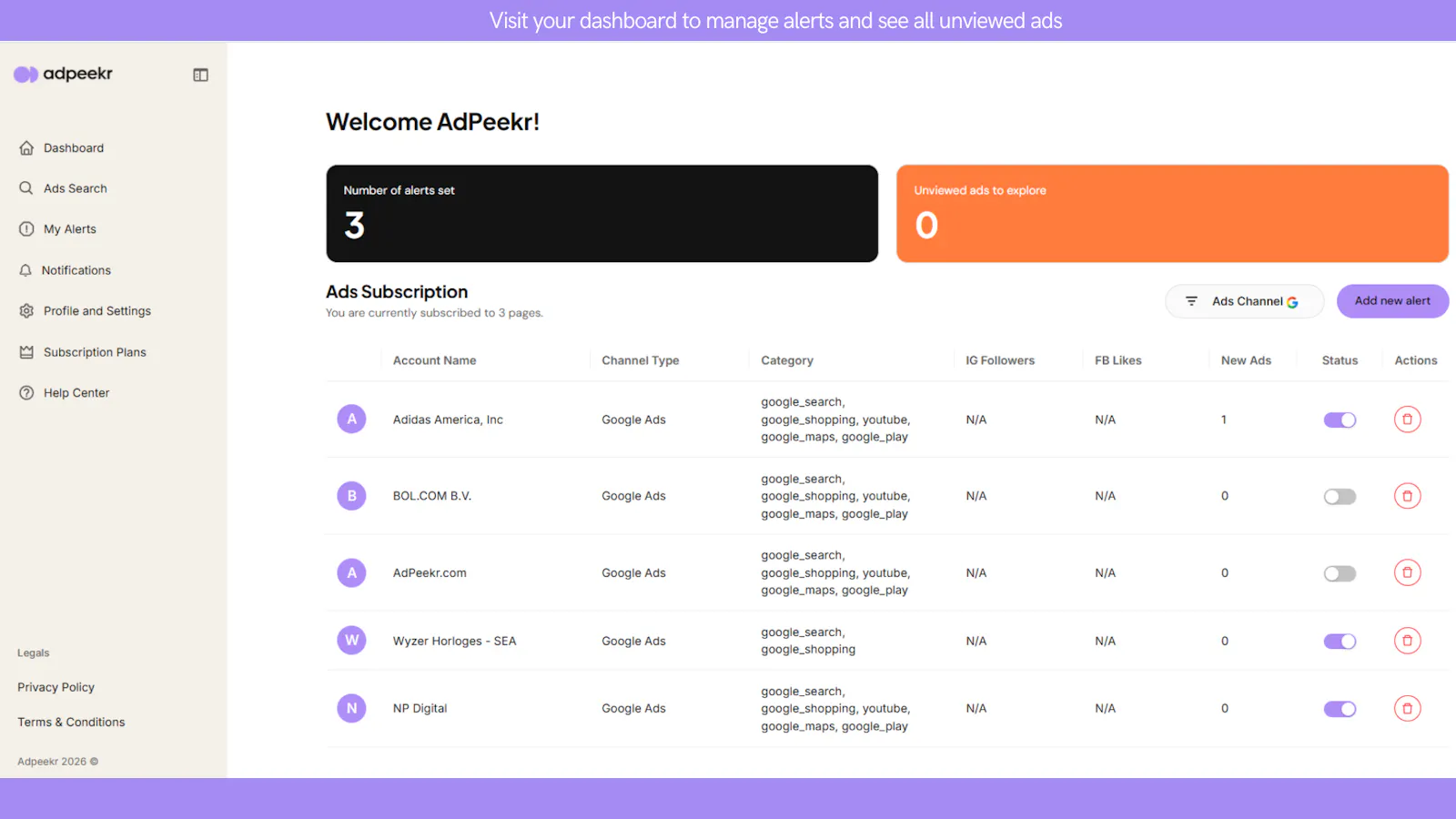 TikTok Ads Alerts by AdPeekr screenshot 8
