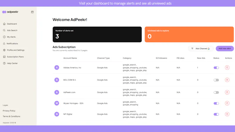 TikTok Ads Alerts by AdPeekr screenshot 8