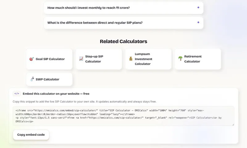 EMICalcs screenshot 4
