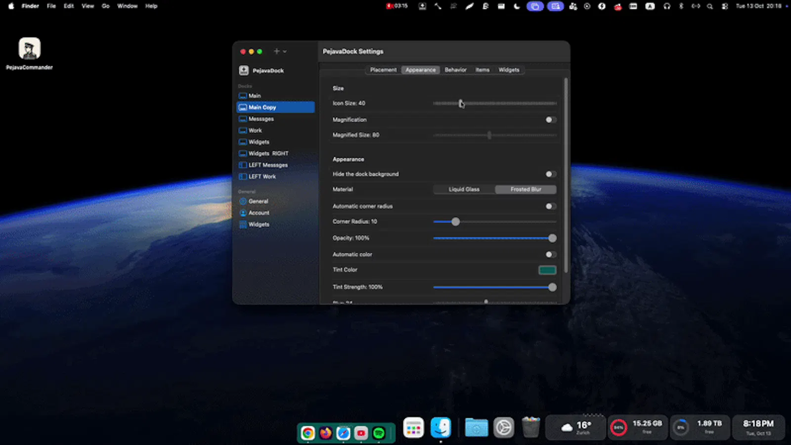 PejavaDock screenshot 3
