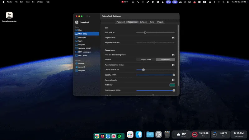 PejavaDock screenshot 3