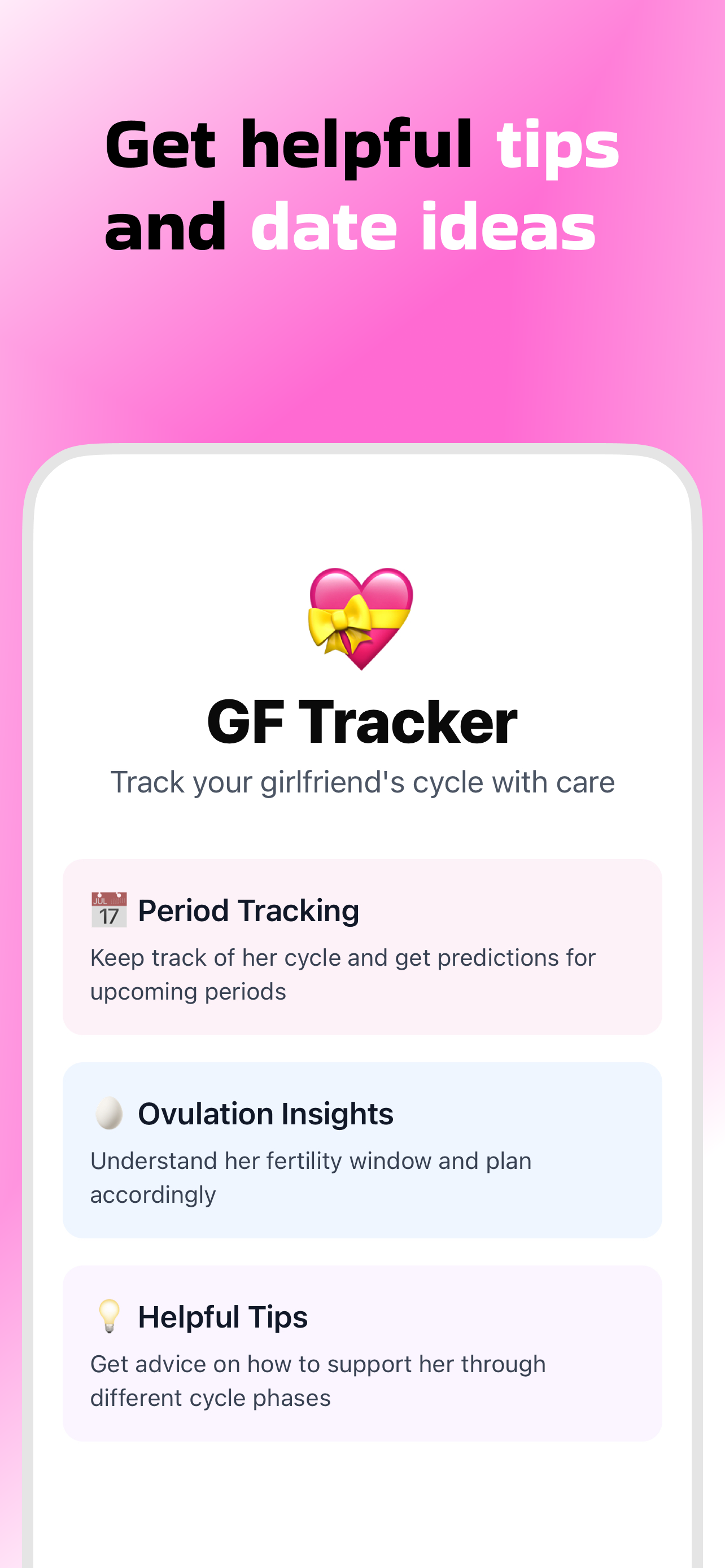 GF Tracker - Screenshot 2 showing product features and functionality