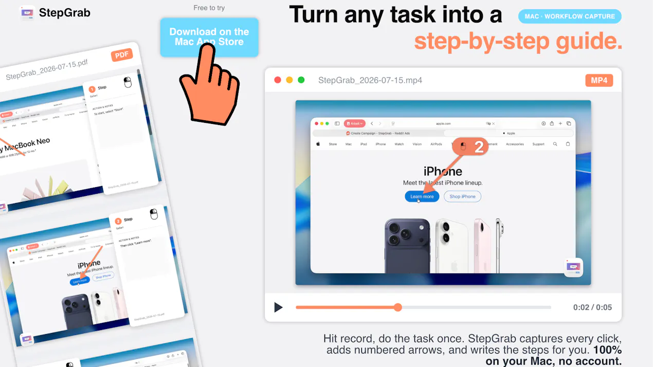 StepGrab product