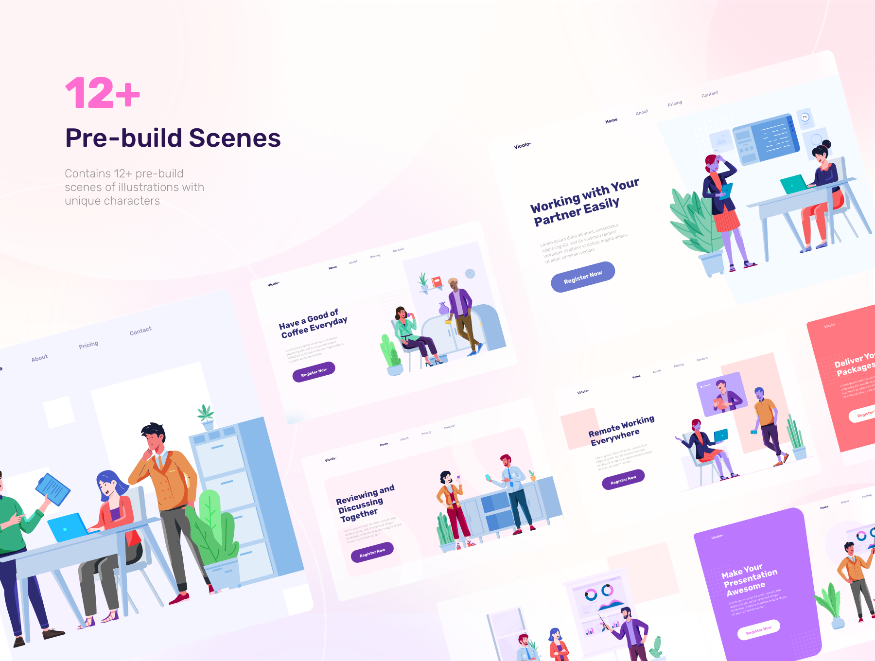 Vicolo Illustrations Kit gallery image