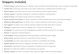 WordPress Customer Support Predefs gallery image