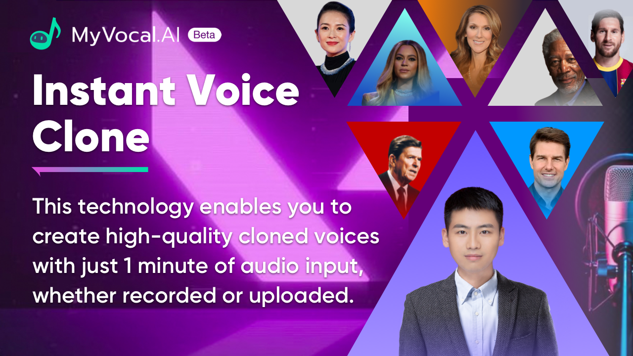 Media Synthesizer Suara Myvocal - Klon suara bahasa segera dan silang, nyanyian suara yang diklon 2