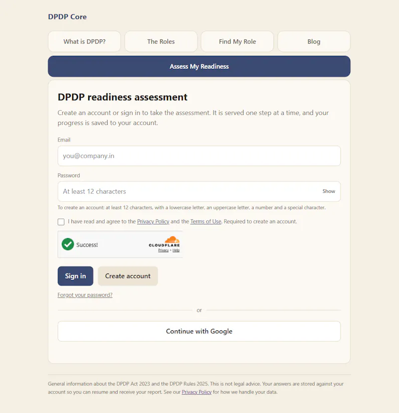 DPDP Core screenshot 1