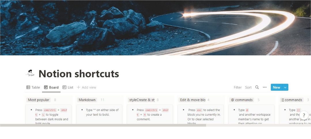 List of 100+ notion tips and shortcuts  gallery image