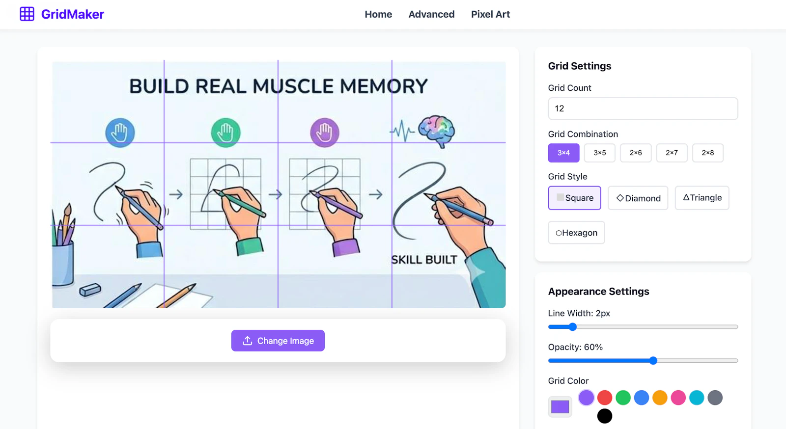 Grid Maker Pro screenshot 1