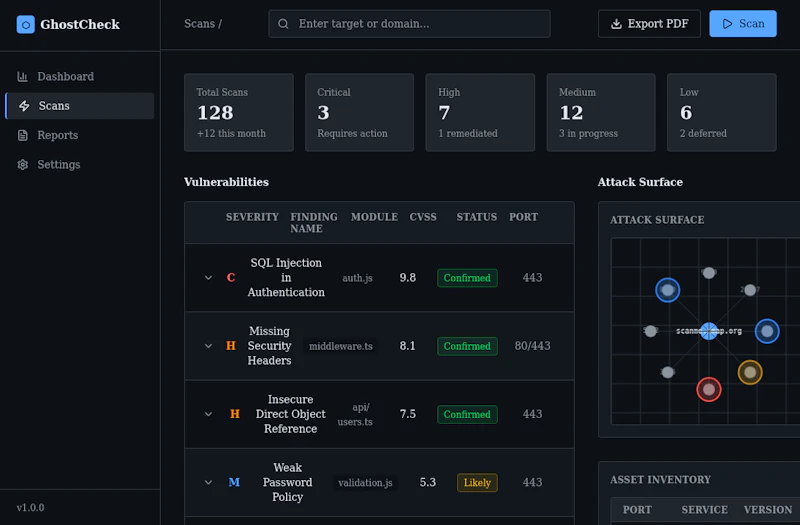 GhostCheck  screenshot 2