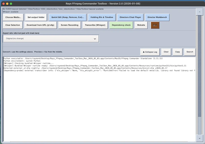 FFmpeg Commander Video Toolbox screenshot 5