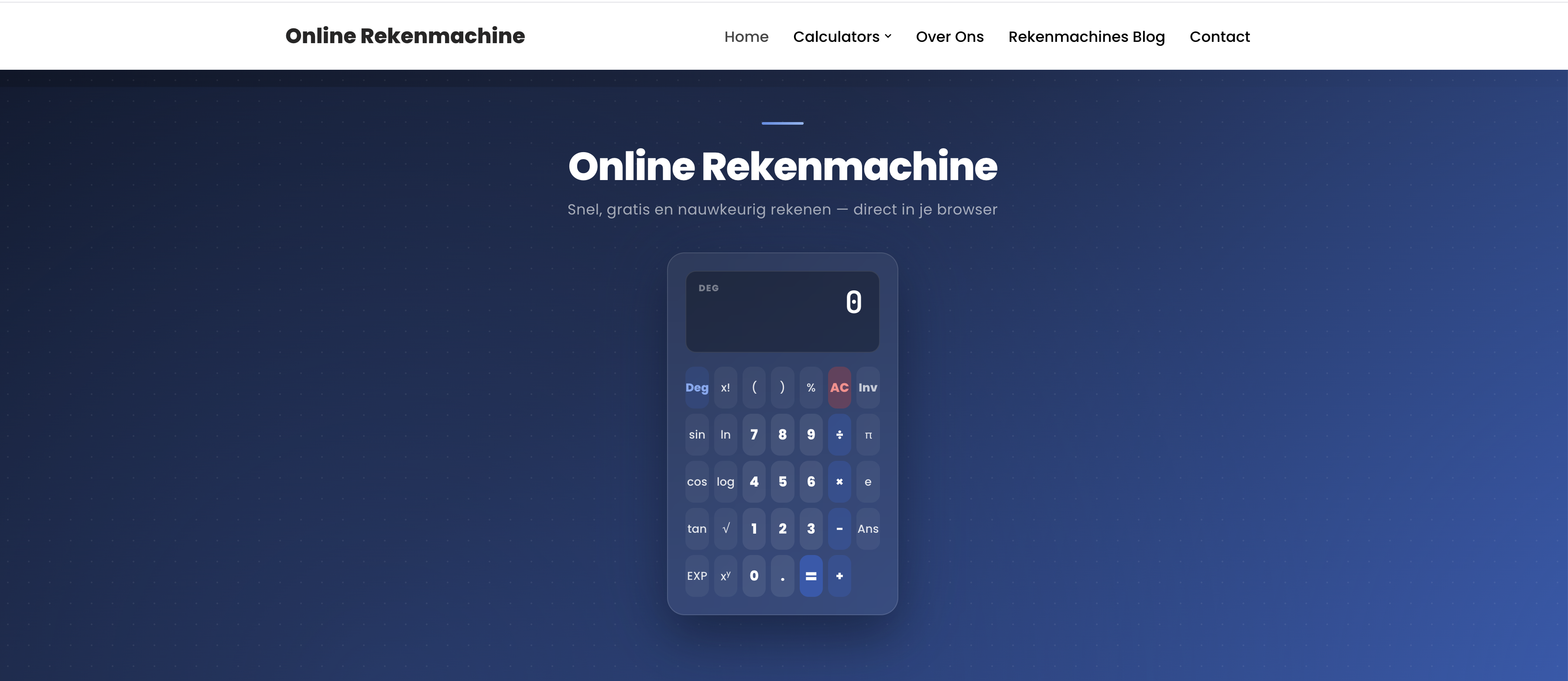 De Online Rekenmachine gallery image