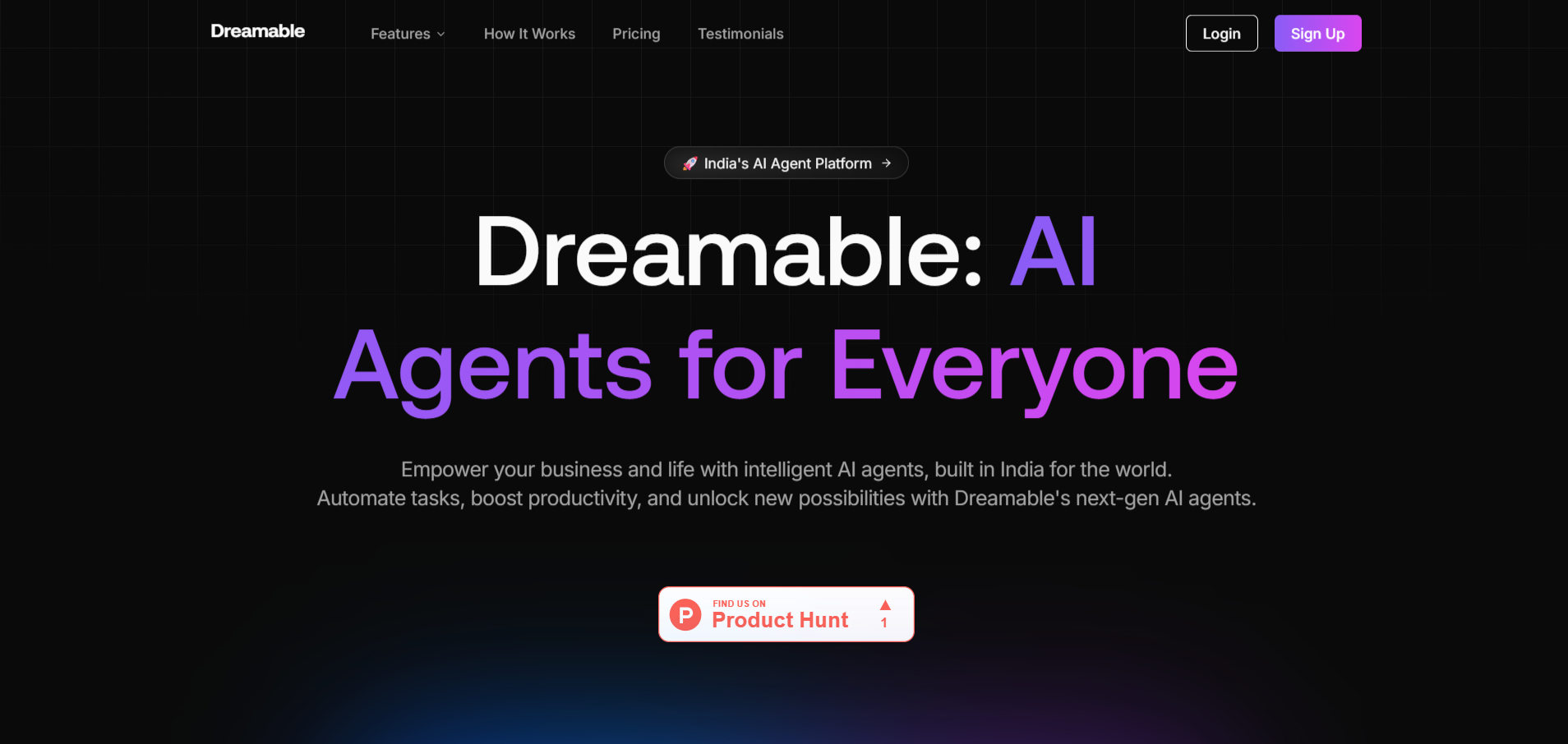 Mídia 1 de Dreamable: AI Agents