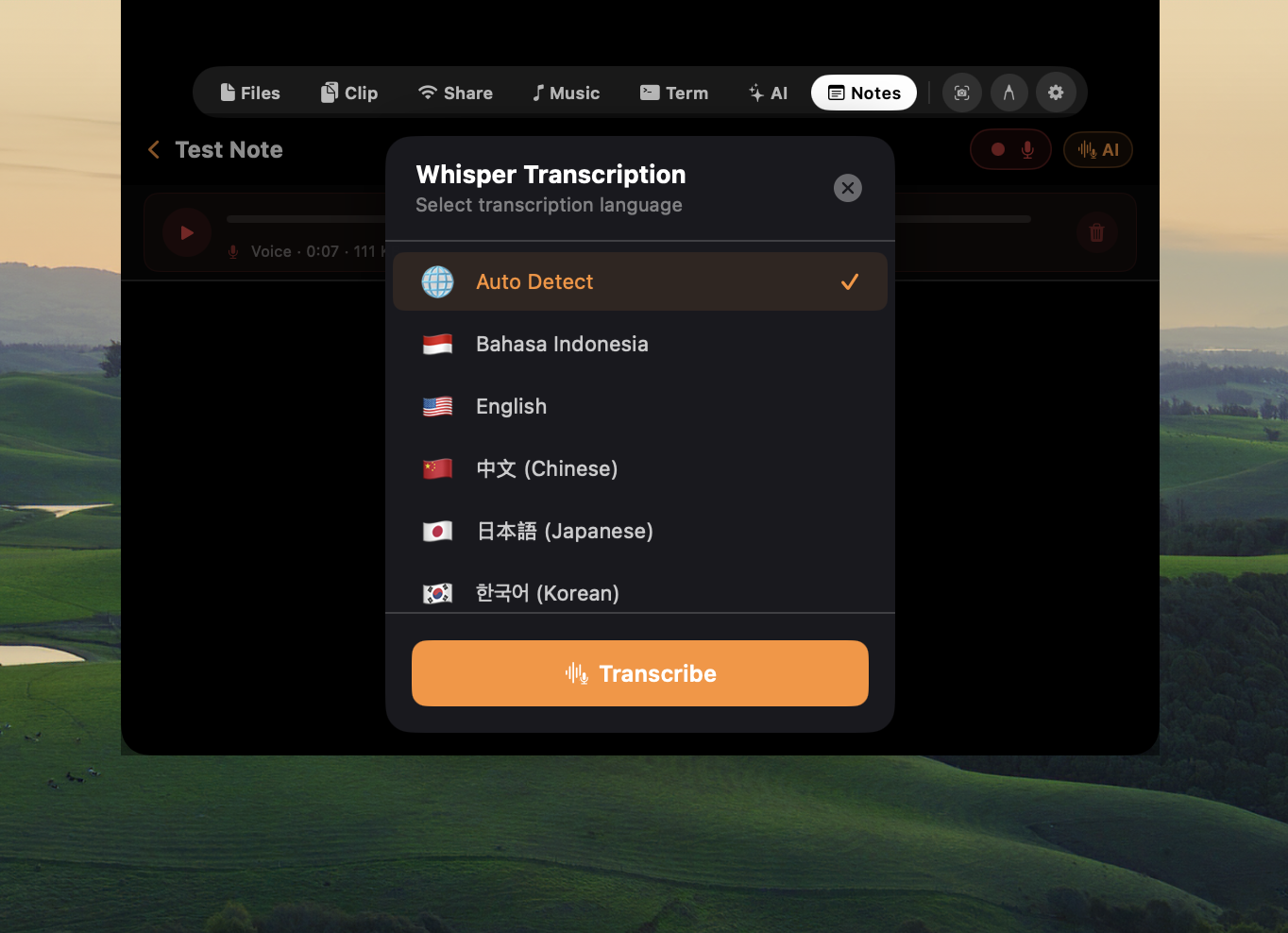 NotchDrop - Screenshot 3 showing product features and functionality