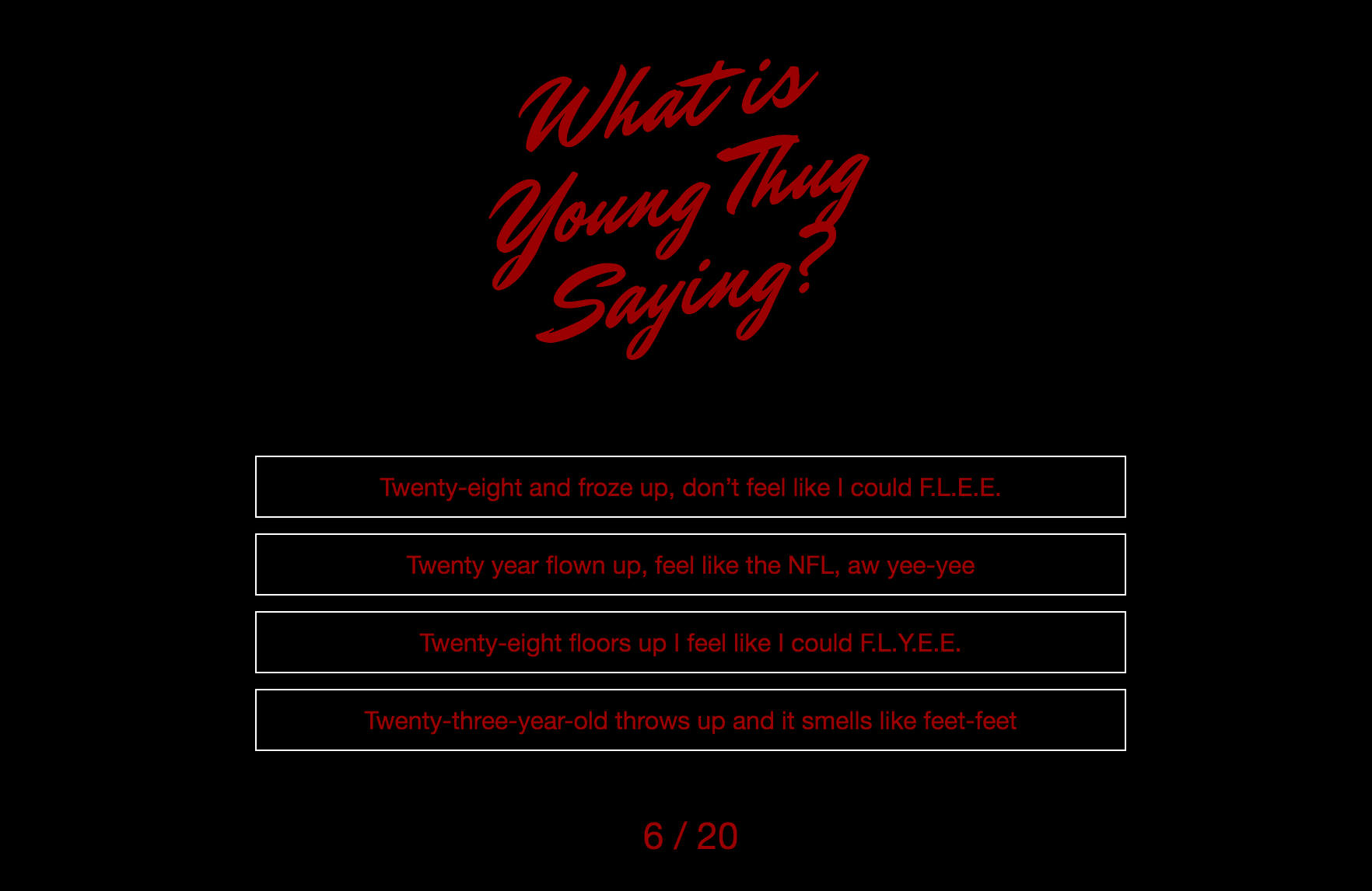 What is Young Thug Saying? gallery image