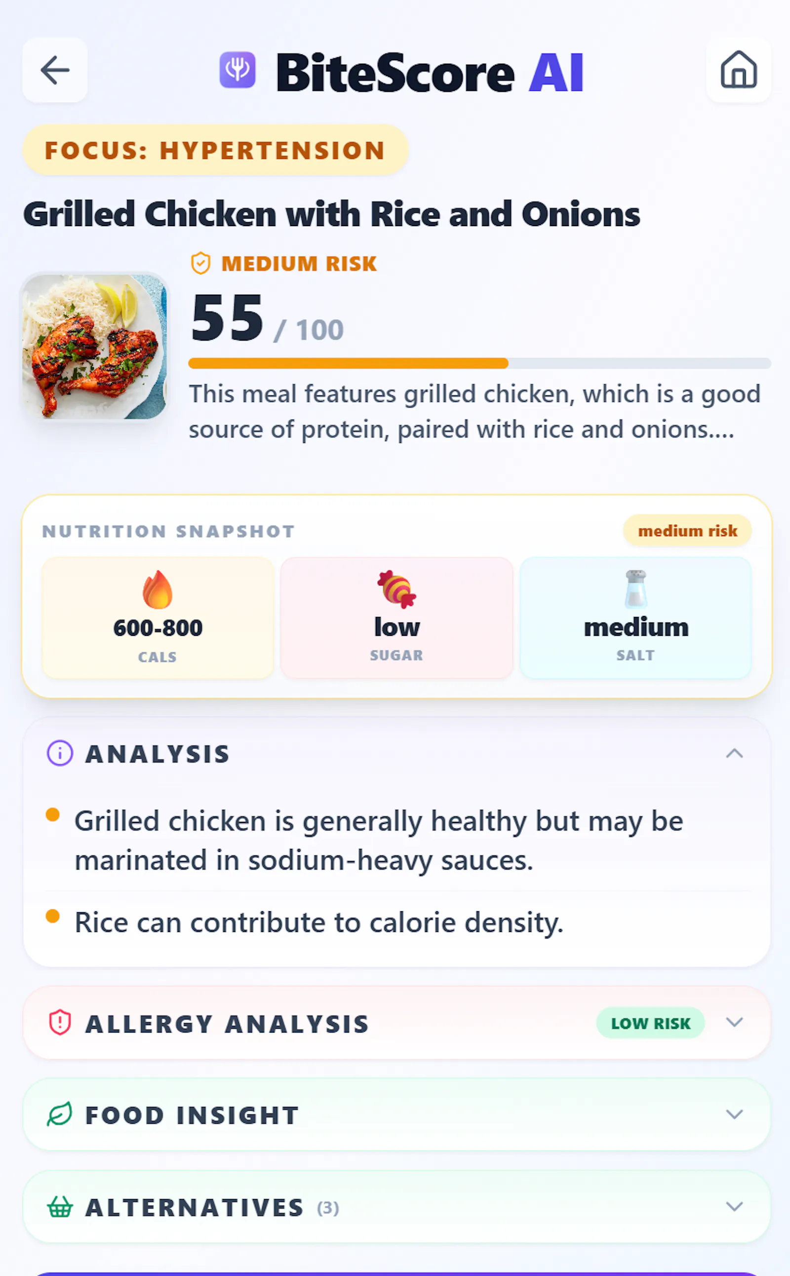 BiteScore AI screenshot 2