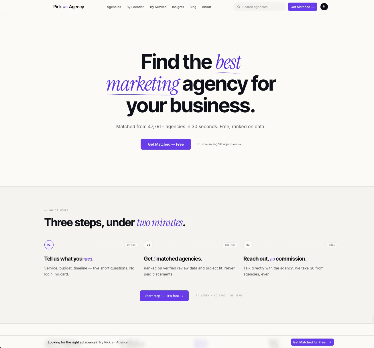 Pick an Agency gallery image