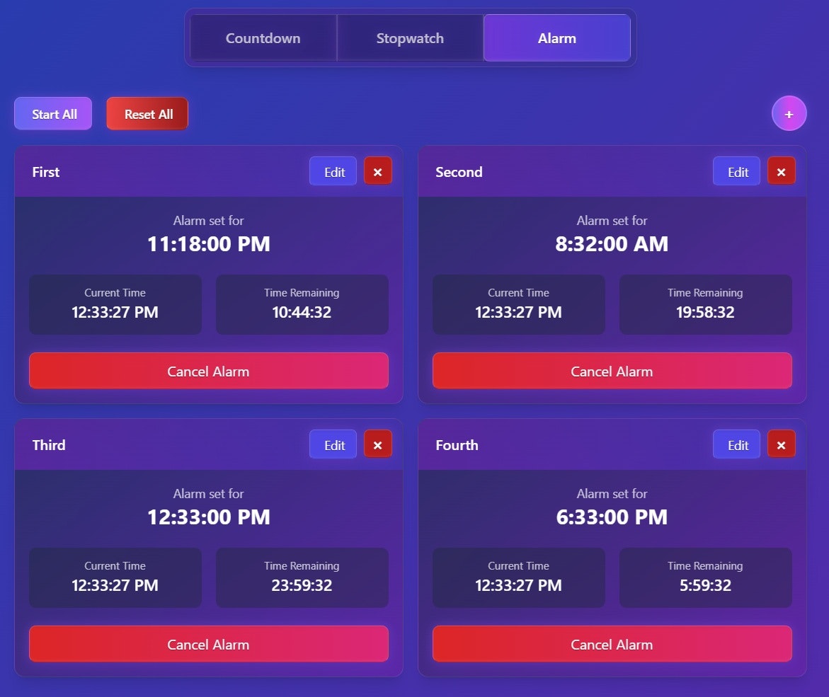 Mídia 4 de Cooltimer - Contagem regressiva on -line, cronômetro e cronômetro de alarmes
