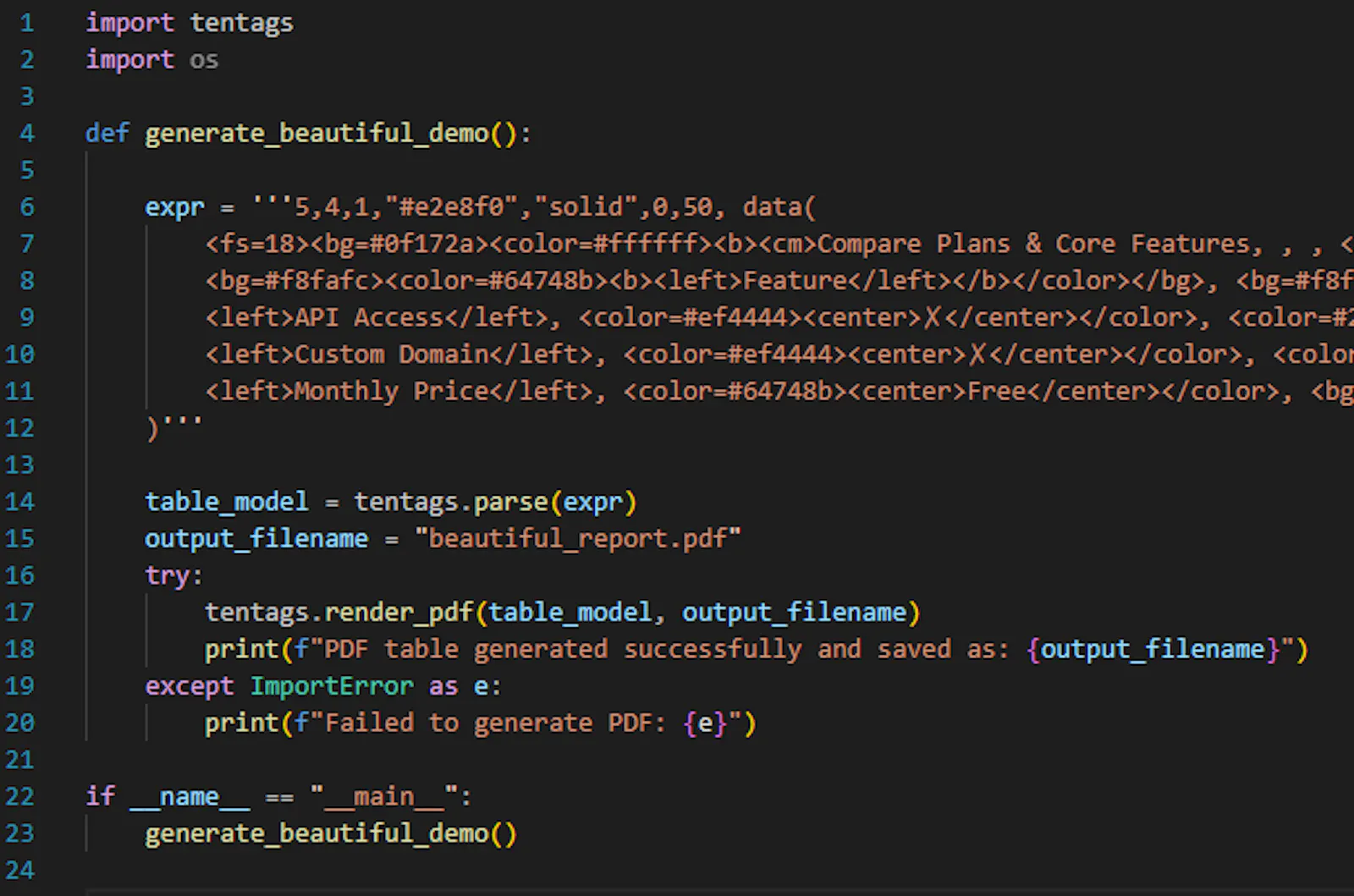 TenTags – Declarative (IR) for Documents screenshot 6